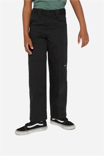 Dickies Byxor - Junior - Arbetsbyxor - Double Knee - Svart